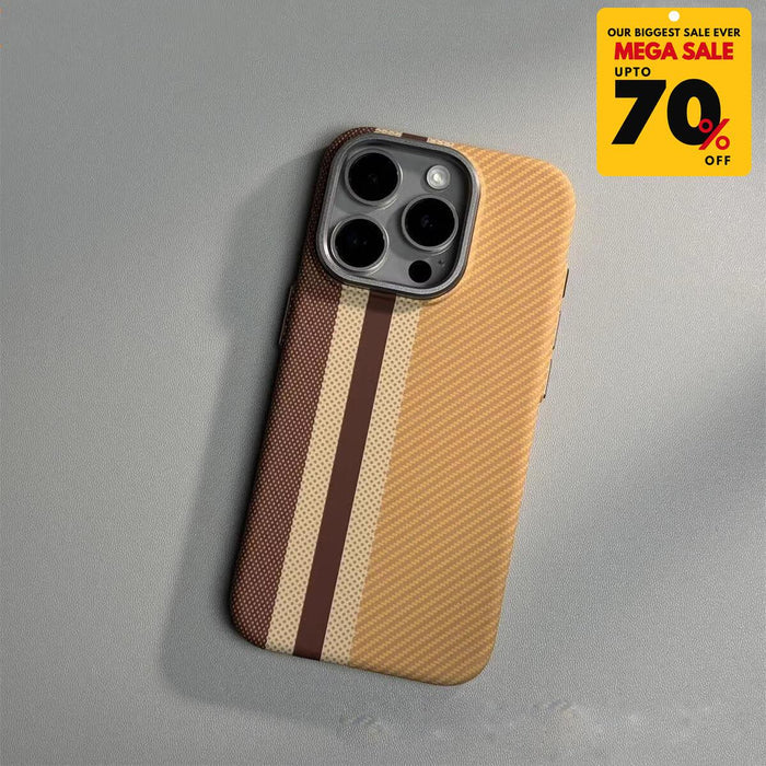 Carbon Fusion iPhone Case - Camel Brown