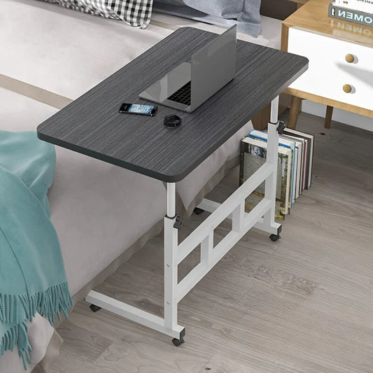 Multipurpose Height Adjustable Bedside Table - Black